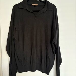 Men's Black Robert Talbott Sweater